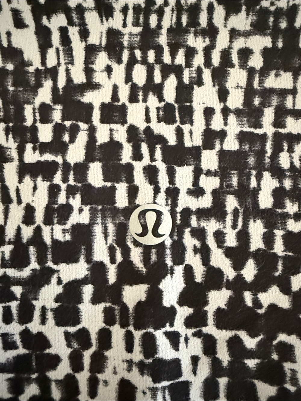 lululemon Align High-Rise Utopia Multi Black & White Pixel-Print Leggings Sz 6 - Picture 2 of 10